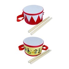 Kids Drum Set Handdrum Musical Gift Hand Tambourine Play Bongos Party Musical