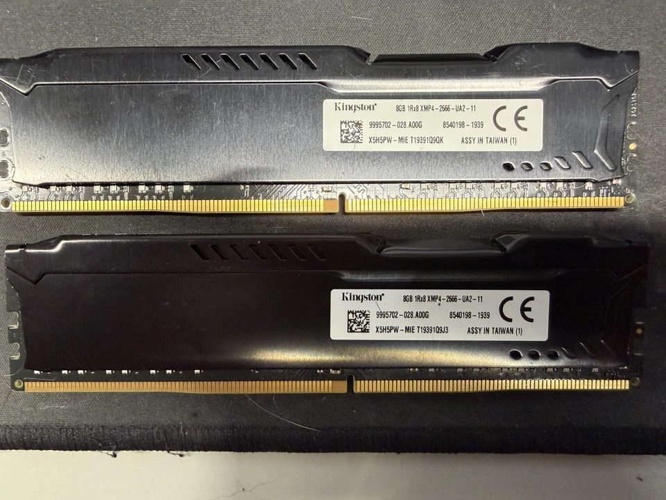 Kingston HyperX Fury 16GB (2X8GB) 2Rx8 DDR4-2666 XMP ready (HX421C14FBK2/16) - Image 2 of 2