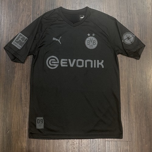 Puma Borussia Dortmund BVB 2019-20 Blackout Special Edition Jersey Shirt Mens L