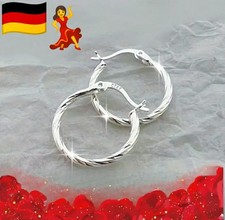 🌺⭐Silberohrringe Damen Creolen Ohringe 925Sterling Silber Ohrschmuck⭐🌺