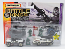 Matchbox Superfast Battle Kings Rogue Jeep Hurricane und Transporter. Twin Pack