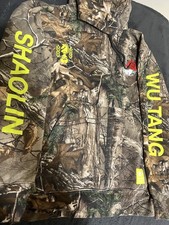 Size 2XL Wu Wear Hoodie Pullover WU-TANG x REALTREE Camo Sweater RZA GZA