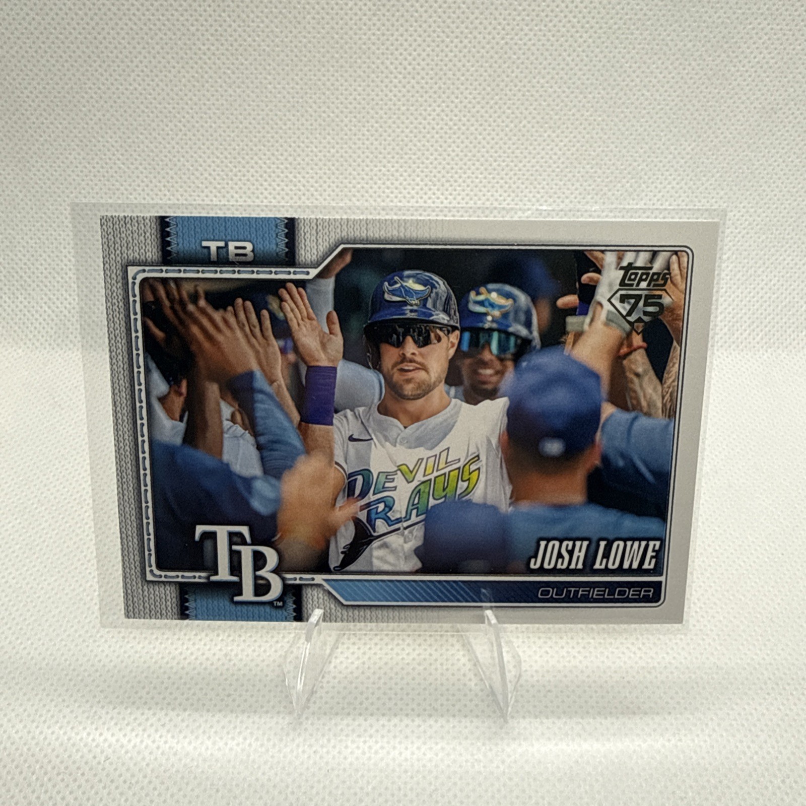 2026 Topps Series 1 Baseball Josh Lowe Golden Mirror SSP #183 Tampa Bay Rays