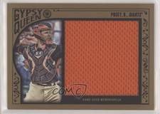 2015 Topps Gypsy Queen Jumbo Relics Gold 10/25 Buster Posey #GJR-BP 0b0