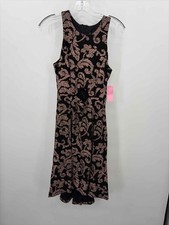 Pre-Owned Guess Black Size 4 Short Sleeveless Dress