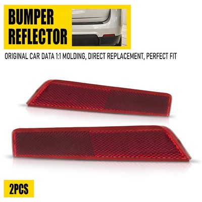 L+R Rear Bumper Reflector Set Left Right For Side 2010-2017 Chevrolet Equinox