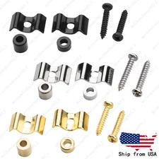 2x Guitar String Trees String Retainer Guides for Strat Tele Guitar Bass 3 Color