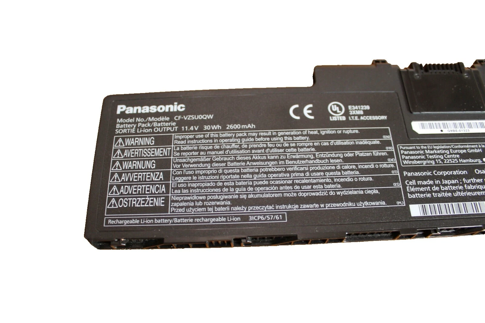 Panasonic baterias para Panasonic Panasonic Toughbook