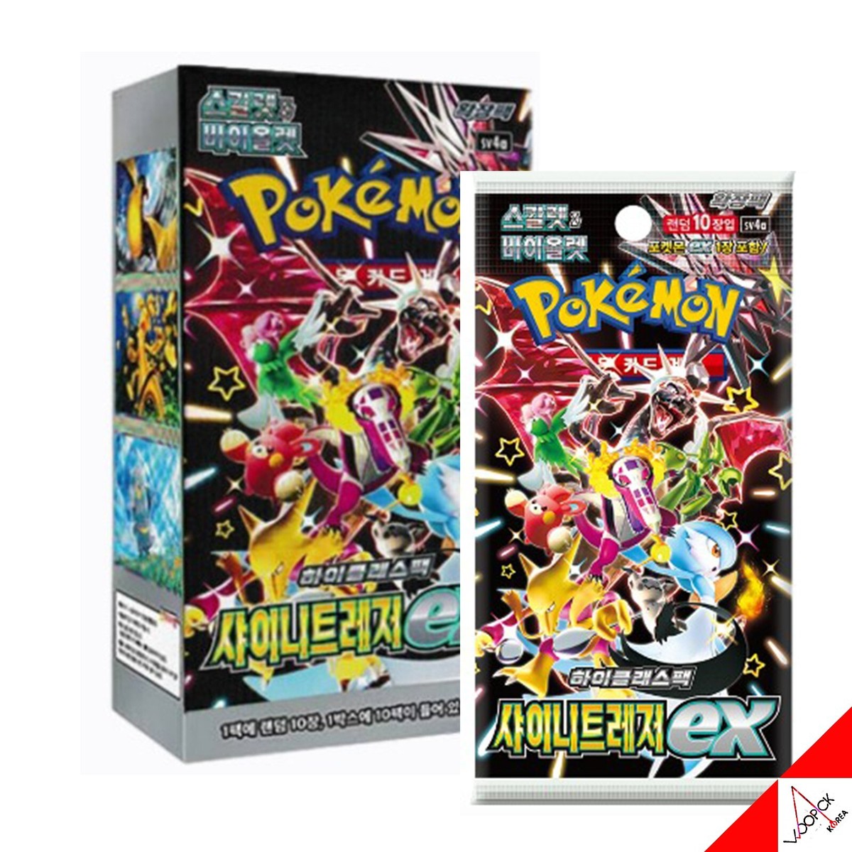 shiny star v booster box korean Pokemon TCG Chinese Sword & Shield Shiny Star V (S4a) Booster Box –  PokeWayne main image 0