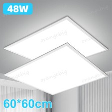 2PCS LED PANEL LIGHT 600X600MM 48W WITH 3 YEAR WARRANTY COOL WHITE 6500K LIGHTS