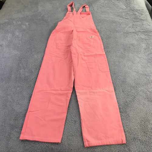 LF Markey Jumpsuit Womens 2 US Marcy Dungaree Canvas Pink Pocket One Piece - Picture 7 of 13