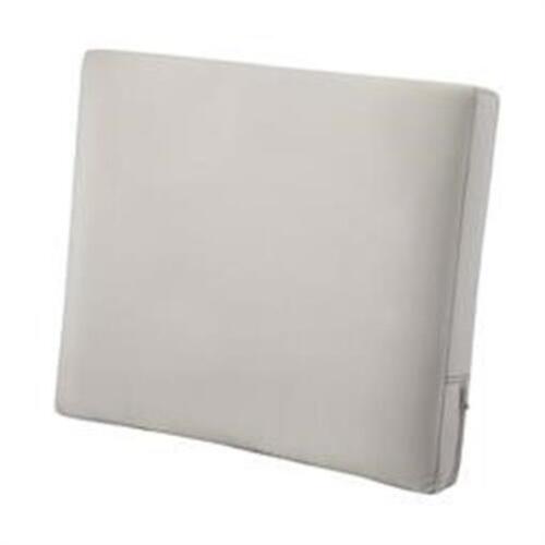 Classic Accessories Ravenna Back Cushion Combo Mushroom - 21 x 20 x 4 in.