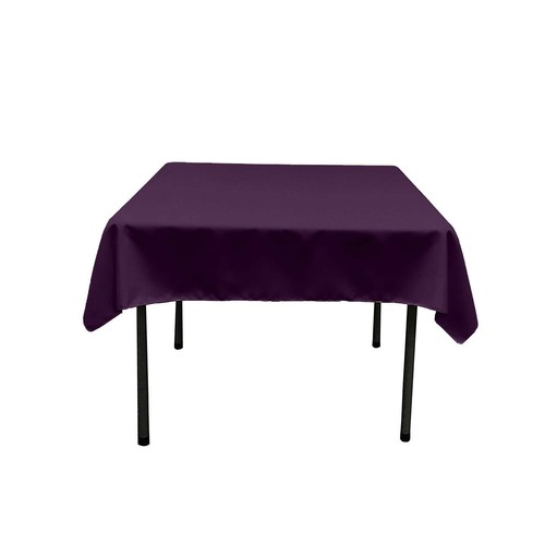 Square Tablecloth Polyester Poplin (58 Inches x 58 Inches) - Picture 65 of 84