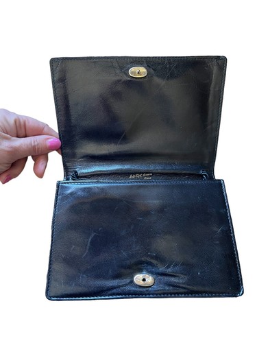 Vintage Saks Fifth Avenue Mini Schlangenleder Abendtasche Handtasche Made in Italy - Bild 4 von 9