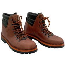 Scarpe scarponi anfibi cuoio vacchetta suola in gomma montagna escursioni