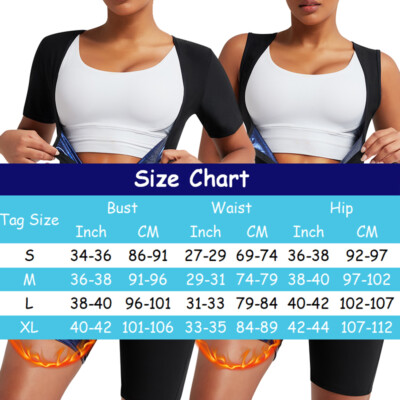 Women Sauna Sweat Shapewear Bodysuit Full Compression Weight Loss