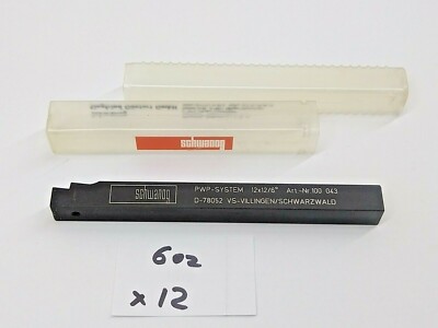 (1) SCHWANOG METAL LATHE toolholder  12x12x6  #100043