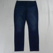 Simply Vera by Vera Wang Small Pull On Crop Skinny Dark Denim Womens Jeans