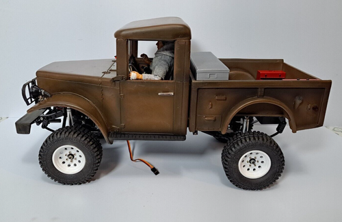 1/10 RC Handcrafted '53 DODGE M37 (Handmade) WHITE STYRENE POLYSTYRENE PLASTIC - Picture 7 of 24