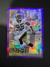 2010 Topps Chrome Purple /555 Reggie Bush #C173 New Orleans Saints SP Rare