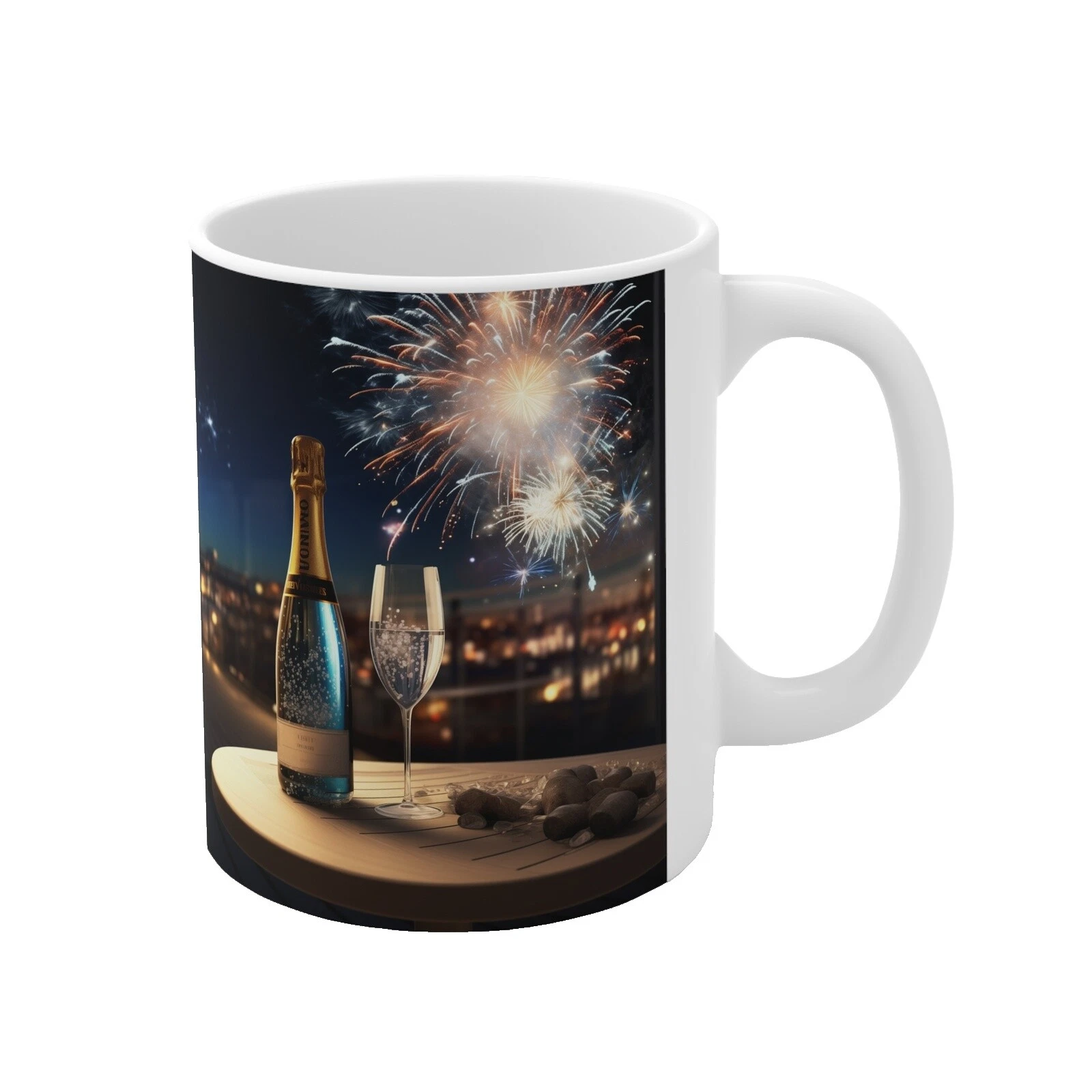 Tazas de café de cristal negro