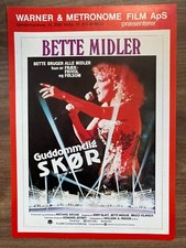 Divine Madness Bette Midler Jocelyn Brown 1980 Danish Movie Press Release