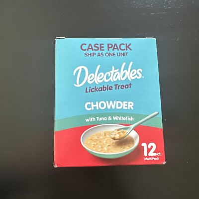 Hartz Delectables Chowder Lickable Wet Cat Treats for Kitten, Adult & Senior Cat