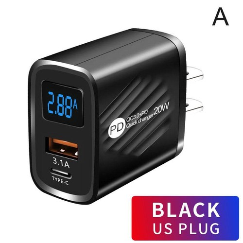 QC3.0 PD 20W Fast Quick Charge USB Type-C Wall Charger Adapter UK 2025 - Picture 2 of 16