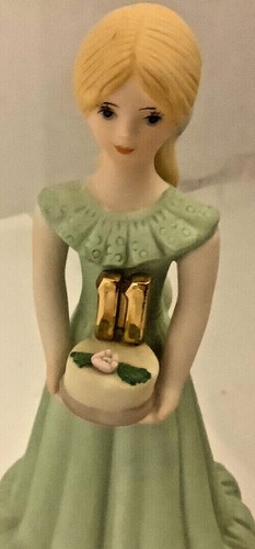 Enesco "Growing Up Girls, Age 11”, 1981, EUC - Picture 2 of 2