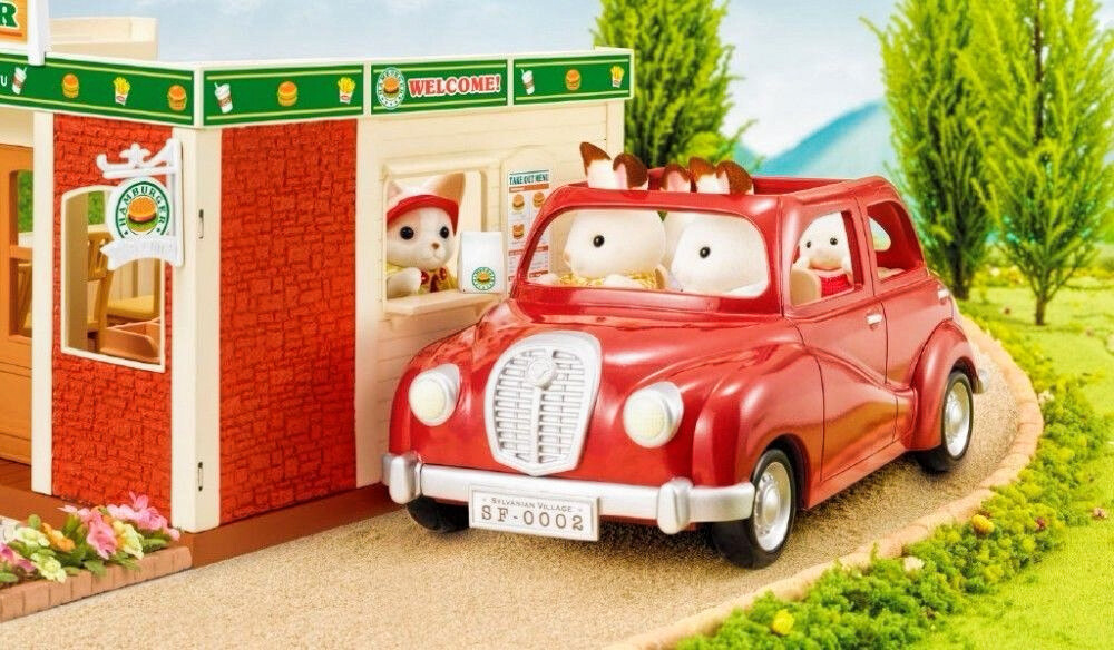 sylvanian families hamburger shop