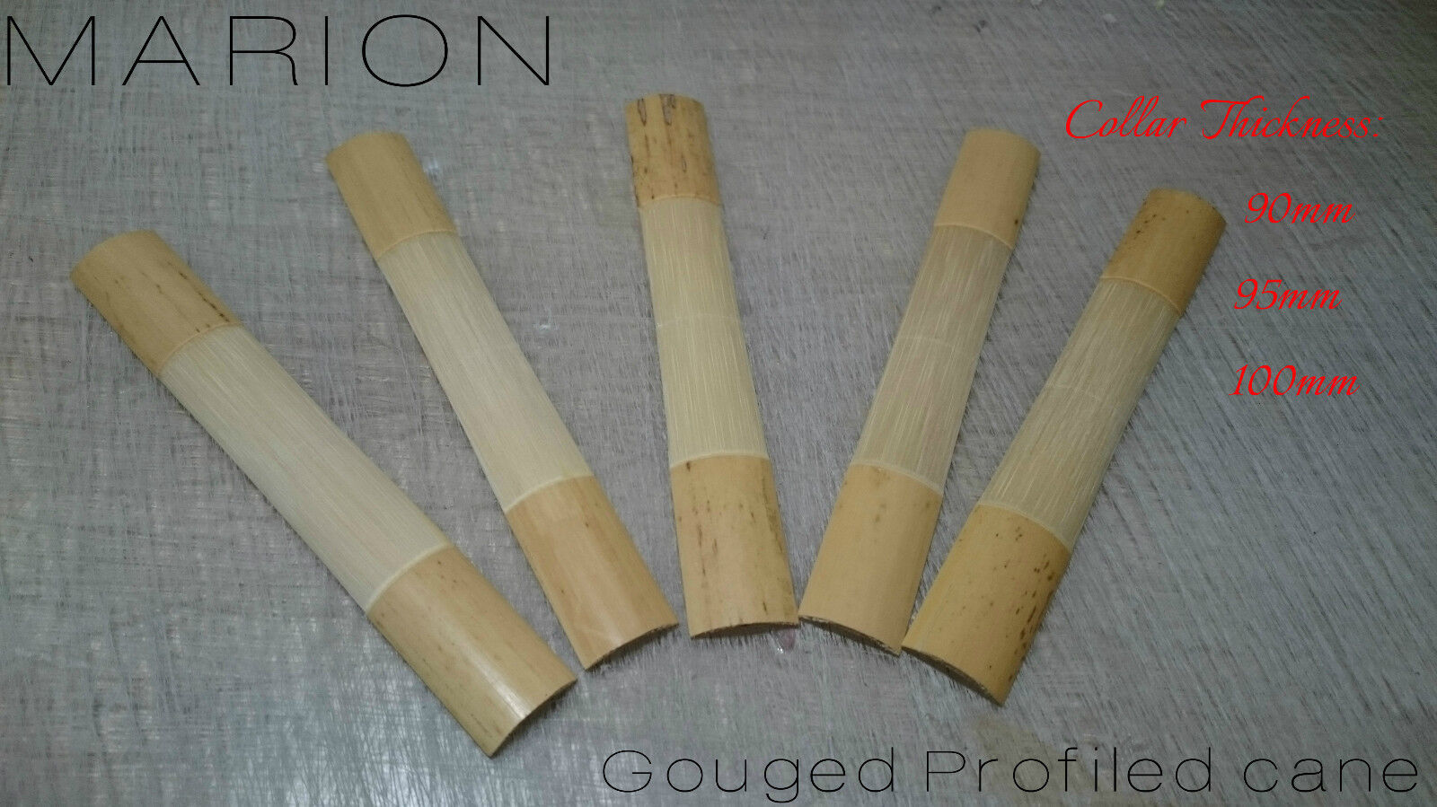 MARION Bassoon Cane GOUGED PROFILED PREMIUM QUALITY100 pieces FREE