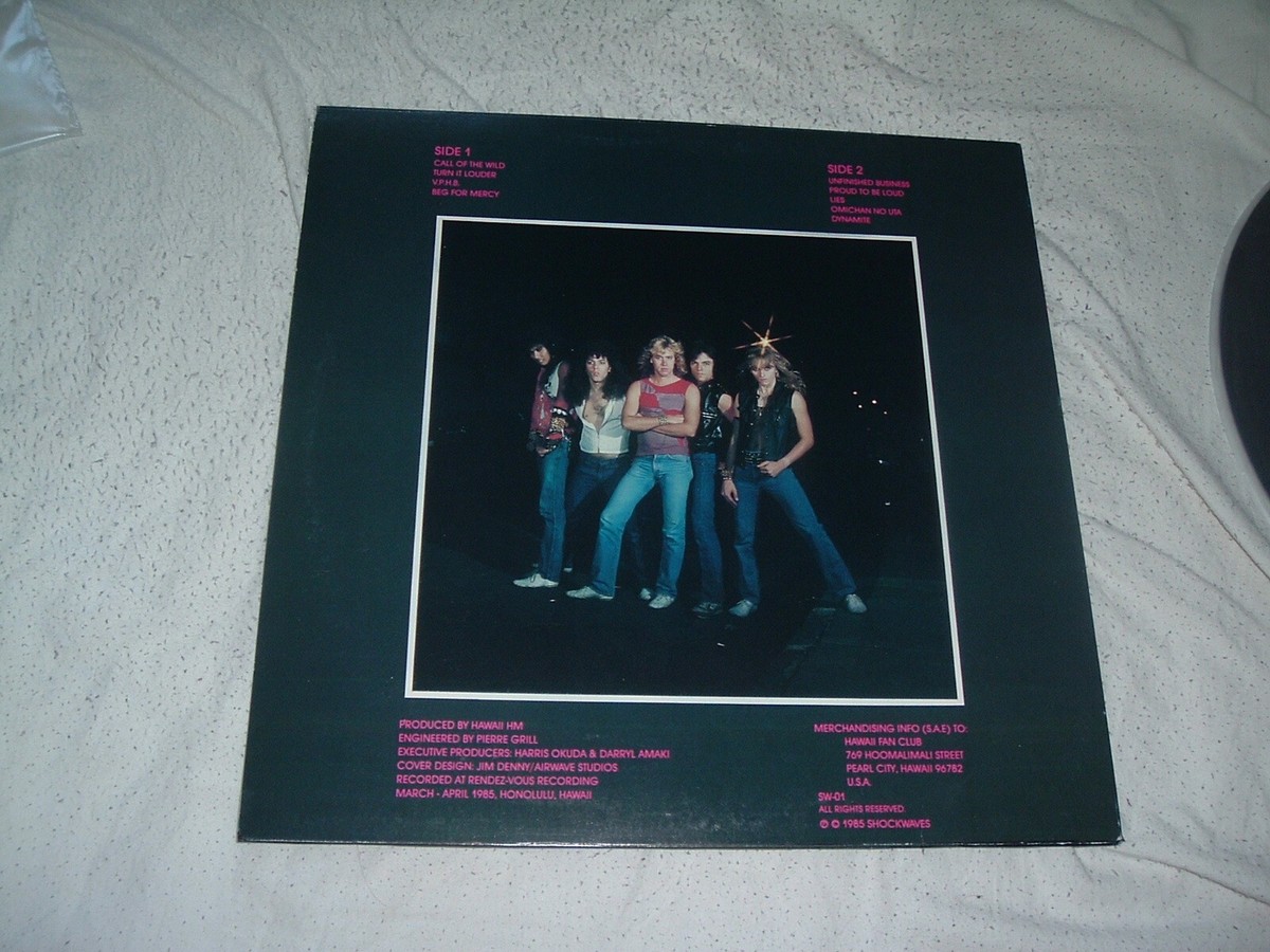 HAWAII The Natives Are Restless '85 ORIG US MARTY FRIEDMAN