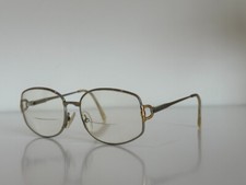 Vintage Gucci GG 2279 CD5 Aviator Gold Eyeglasses Optical Frame 58-17-135