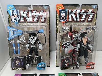 All 4 KISS Ultra Action Figures 1997 McFarlane Toys Sealed End Of