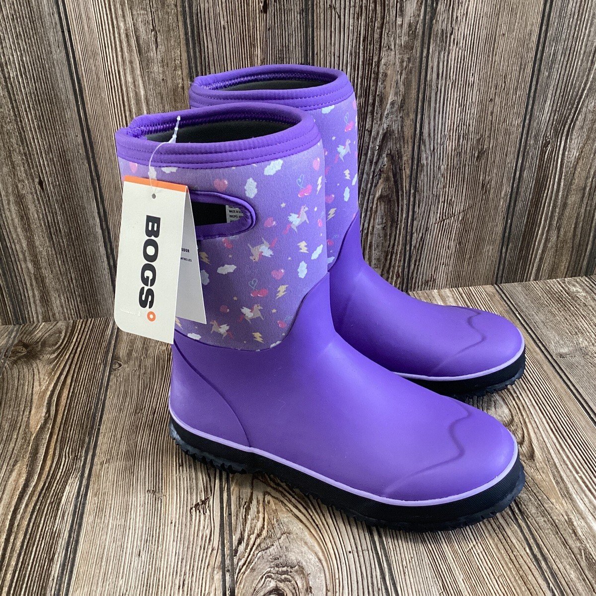 Bogs Girls Unicorn Winter Boots Kid's Bogs Classic Unicorn