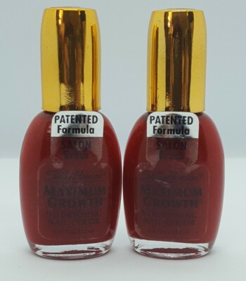 Sally Hansen Maximum Growth Nourishing Nail Color Duo GOTTA HAVE HEART 0.45oz ea