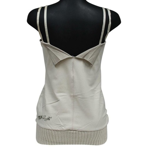 Oakley Passport Tank Top Size L Large Linen Beige Womens Summer Singlet - Picture 3 of 5