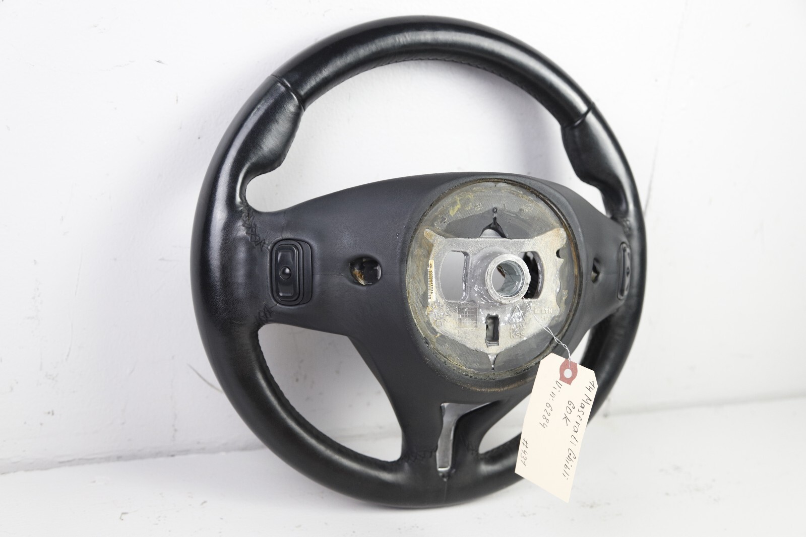 2014 - 2016 MASERATI GHIBLI M157 OEM STEERING WHEEL | BLACK LEATHER *WEAR*