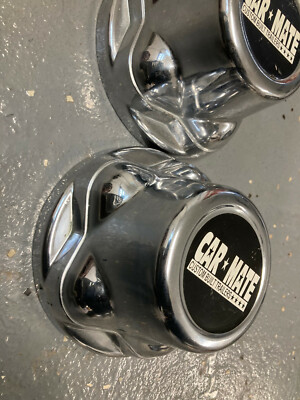 2) CAR MATE QT545 chrome wheel center caps for trailer 11302103 | eBay