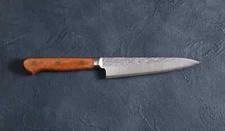 Takamura Petty Knife (130mm) with Chromax Steel, Bolster, and Composite Handle