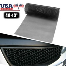 Universal Black Car Grille Mesh Net Sheet Aluminum Rhombic Auto Grill 40x13 Inch Universal Black Car Grille Mesh Net Sheet Aluminum Rhombic Auto Grill 40x13 Inch