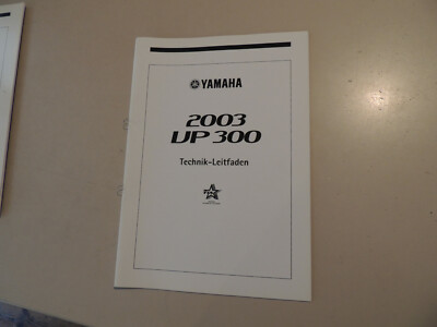 Yamaha UP300 Modelljahr 2003 Werkstatthandbuch Technik-Leitfaden (Heft)