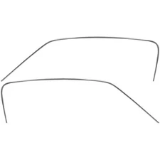 NEW 1967-1968 Mustang Moldings Drip Rail Fastback  Pair Dynacorn