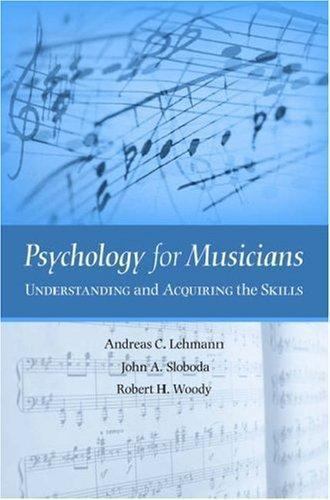 Psychology for Musicians : Understanding and Acquiring the Skills