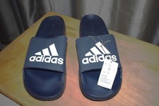 adidas Adilette Shower Slides Men's 18 Sandal DARK NAVY BLUE New with tags