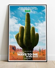 A Million Ways To Die In The West / King Size Repro Movie Poster - 36"x24"  