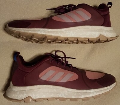 Adidas Response Trail X Womens Size 10 Running Shoes Sneakers Maroon Pink EE9963