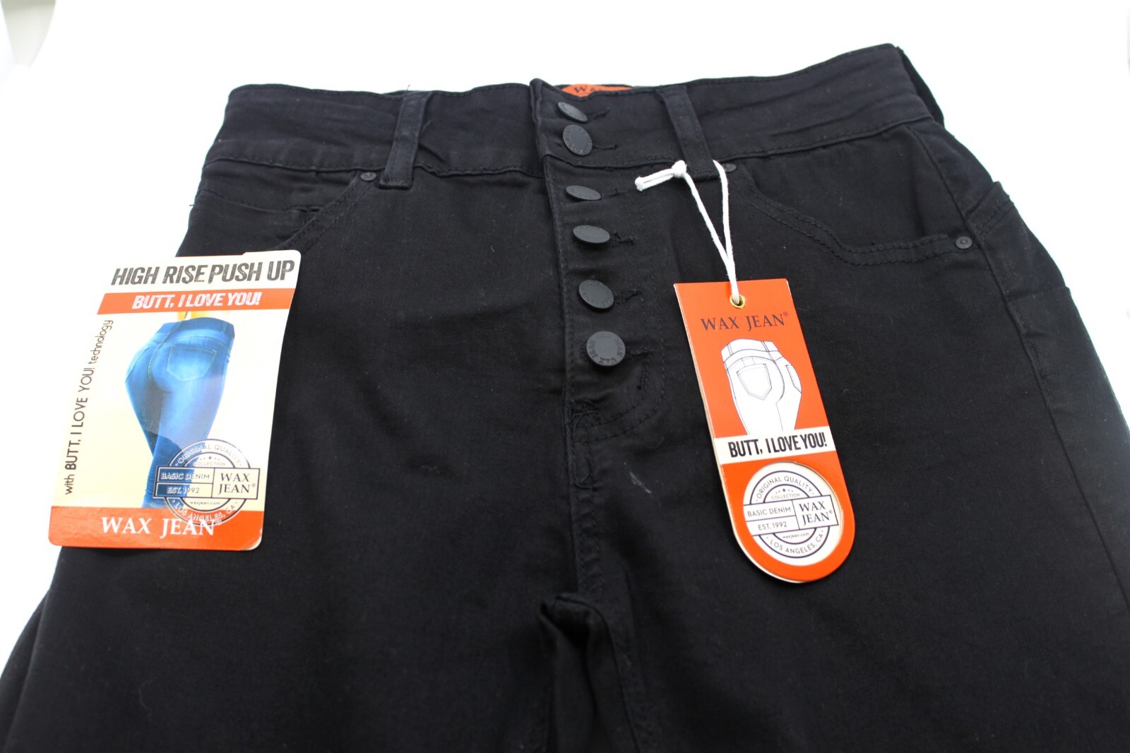 Wax Jean High Rise PushUp 'Butt I Love You' Skinny Jeans Size 9/29