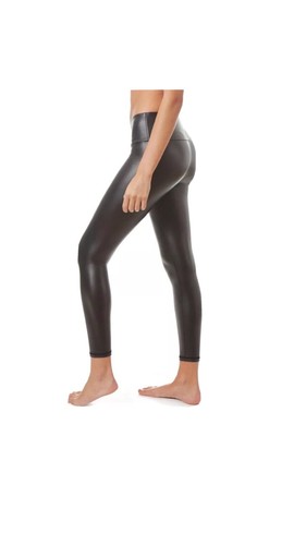 STUDIO FAUX LEATHER LEGGING Navy 