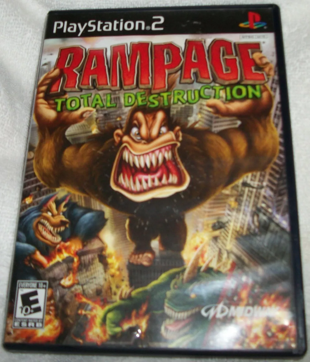  Rampage Total Destruction - PlayStation 2 : Video Games